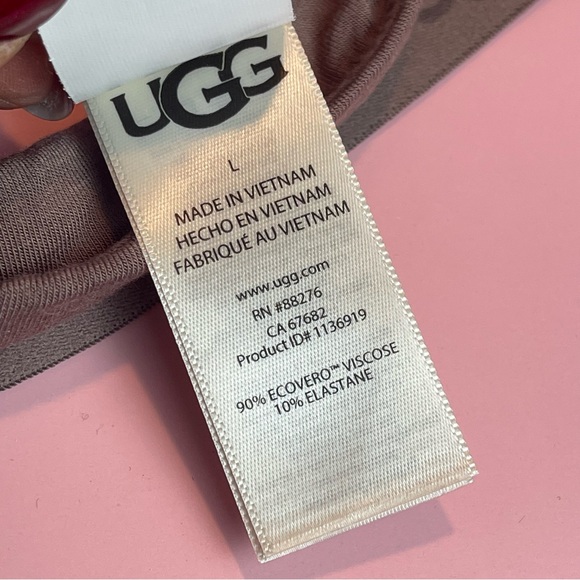 UGG Francis Bralette Taupe Brown Size L NWT Wireless Soft - Picture 8 of 12